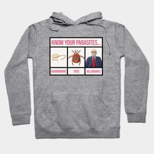 Know Your Parasites - Anti Billionaire Hoodie